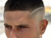 Buzz cut kapsel met onderbroken fade